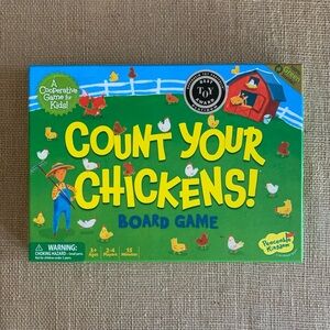 PEACEABLE KINGDOM Count Your Chickens Board Game Ages 3+